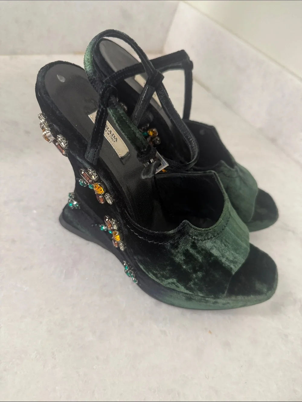 Prada luxurious green